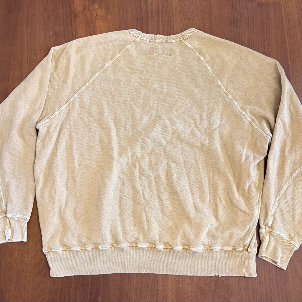 The Great College Sweatshirt Beige Size 2/Medium - Picture 6 of 7